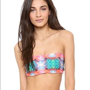 L*Space Carnival Birdie Bikini Top New W/Tags M